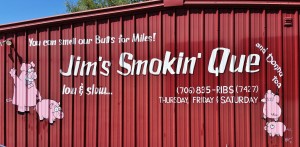 Jim's Smokin' Que near Blairsville, GA ~~ Photograph by Robert Sutherland