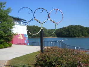 Lake Lanier's Rowing Venue -- Site of the 1996 Olympics ~~ (Photo: Robert Sutherland)