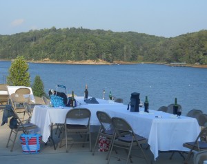 This could be your table at The Lake Show.  ~~  Photograph by Robert Sutherland