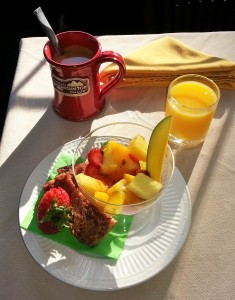 Breakfast Course #1 at Lucille's ~~ Photograph by Robert Sutherland