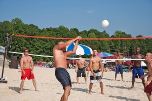 Volley ball is a blast at Lanier Islands ~~ Photo courtesy of Lanier Islands