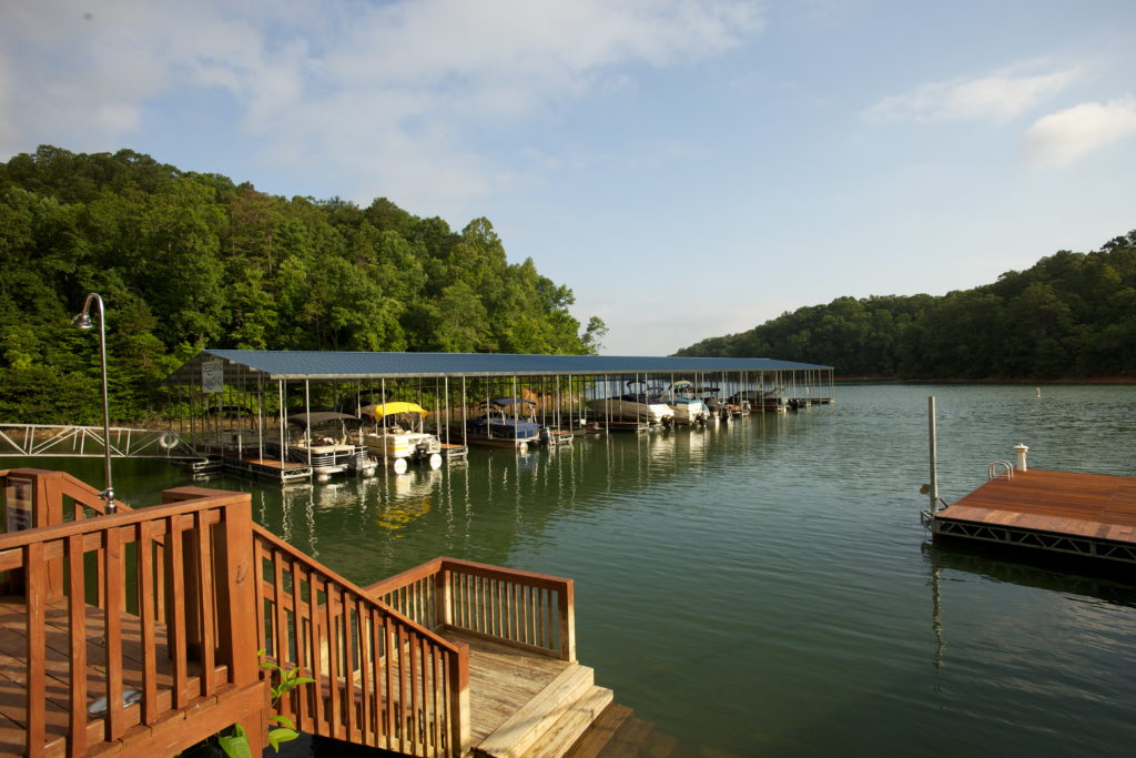 Cresswind docks on Lake Lanier