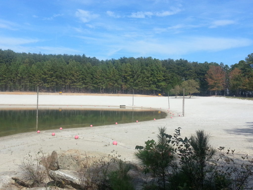 public beaches lanier Lake