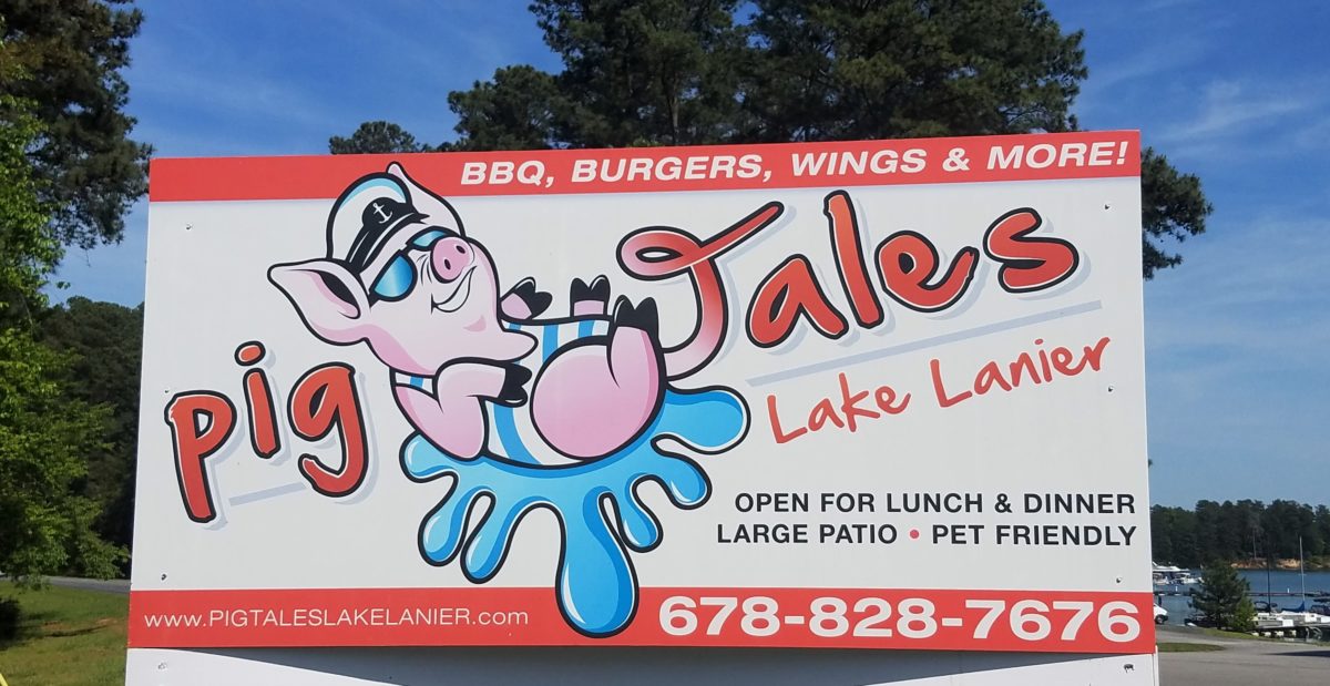 Pig Tales on Lake Lanier My New Favorite Lake Lanier