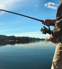 Fishing on Lake Lanier