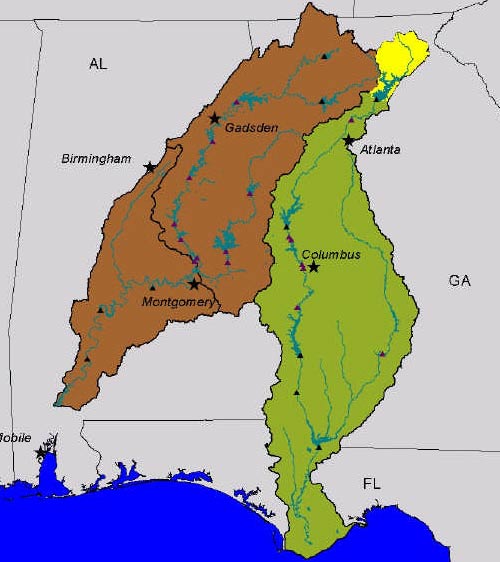 Lake Lanier's Water Basin